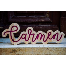 Nombre Madera Pino tipo Neón