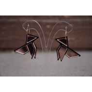 Pendiente Pajarita Origami