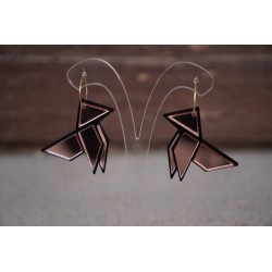 Pendiente Pajarita Origami