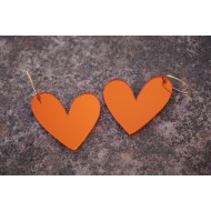 Pendiente Corazón Naranja