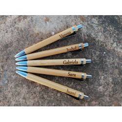 Bolígrafo madera