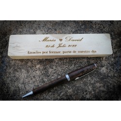 Bolígrafo testigos o padrinos boda