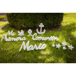 Pack Letras Comunión Corcho