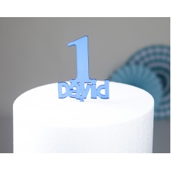 Topper  Metacrilato cumpleaños