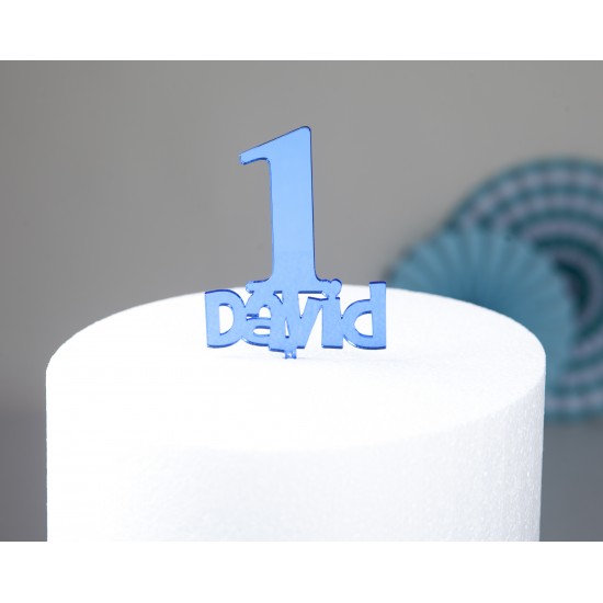 Topper  Metacrilato cumpleaños