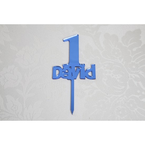 Topper  Metacrilato cumpleaños