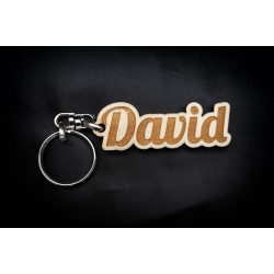 llavero madera personalizado