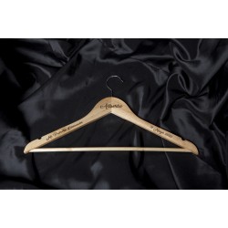 Percha de madera personalizada comunión