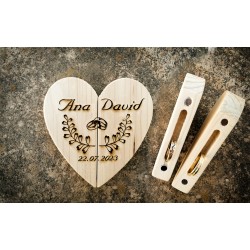 Porta Alianzas con forma de Corazón