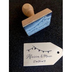 Sello Guirnalda 4,2x5,8 cm