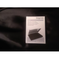 Caja Tinta negra para sellos de caucho