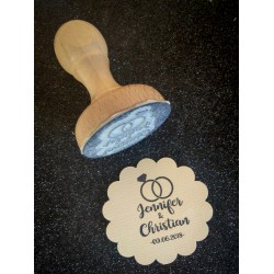 Sello Boda anillos diamante