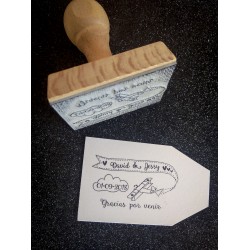 Sello Boda avioneta nube