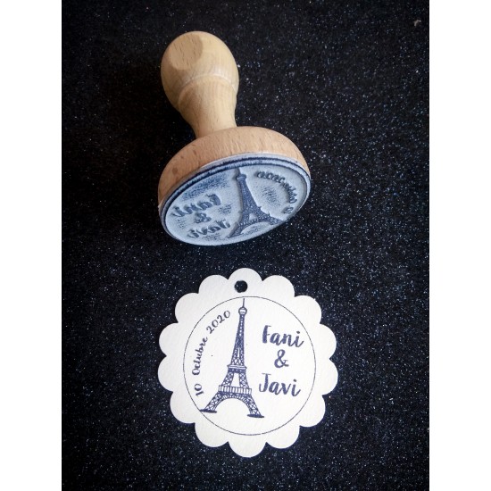 Sello Boda torre eiffel paris